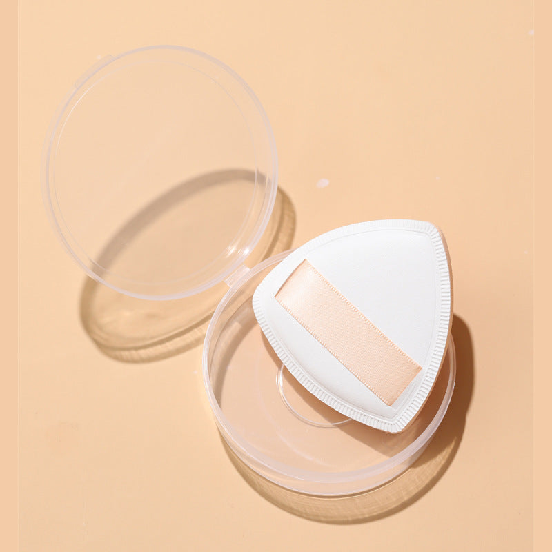 Wet and dry dual-use sponge makeup puff that does not absorb powder