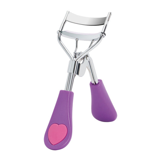 Portable heart-shaped handle wide-angle eyelash curler